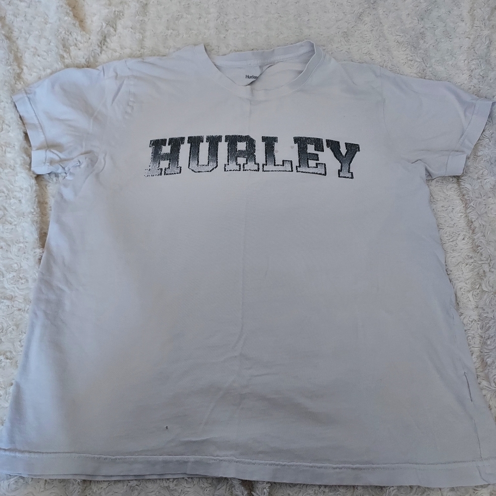 Hurley graphic Off White T-shirt Large Outdoor Surf Beach